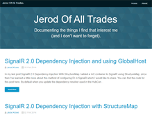 Tablet Screenshot of jerodkrone.com